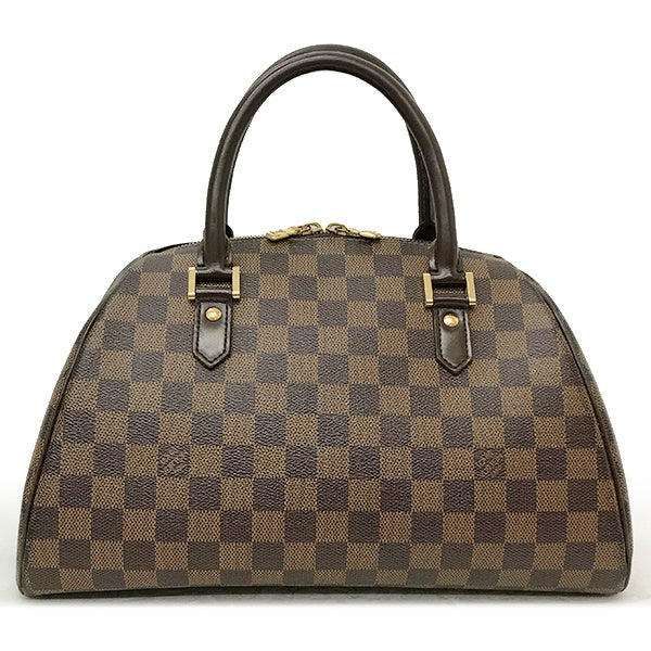 Louis Vuitton N41434 Rivera MM Handbag Damier PVC/Leather Brown Pre-owned