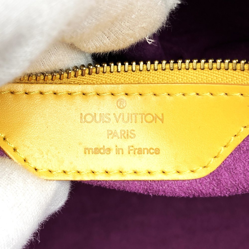 Louis Vuitton M52279 Saint Jacques Large Shoulder Bag Epi Leather Yellow Pre-owned