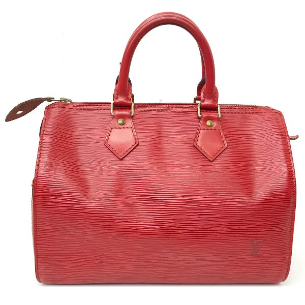 Louis Vuitton M43017 Speedy 25 Epi Leather Handbag, Mini Boston Bag, Castilian Red, Women's PRE-OWNED