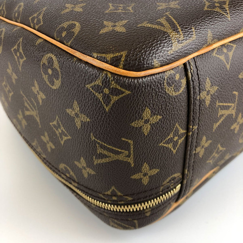 Louis Vuitton Excursion M41450 Shoe Bag, Monogram Canvas/Nubuck Leather, Brown, Sports Bag, Unisex, for Men and Women PRE-OWNED