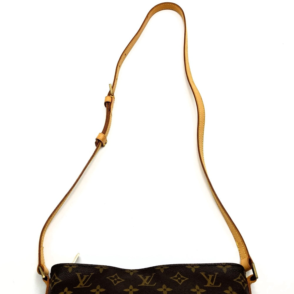 Louis Vuitton Trotter Small Shoulder Bag, Crossbody, Monogram Canvas, Brown, M51240 PRE-OWNED