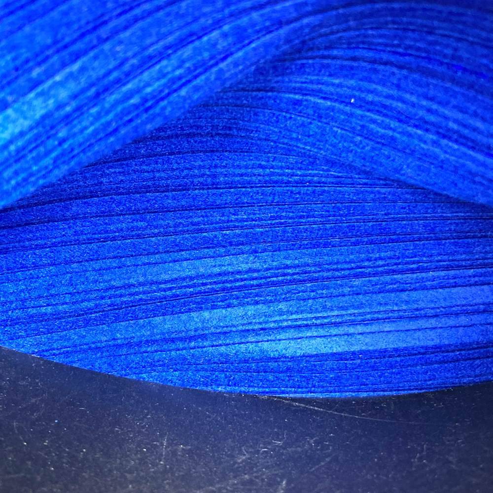 Issey Miyake Pleats Please Mini Handbag Polyester Blue/Black Pre-owned