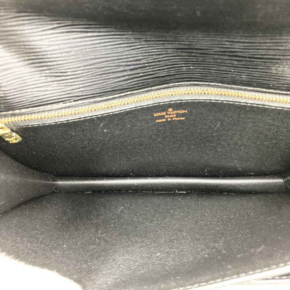 Louis Vuitton M52612 Pochette Serie Dragonne Second Bag/Clutch Bag Epi Leather Black Pre-owned