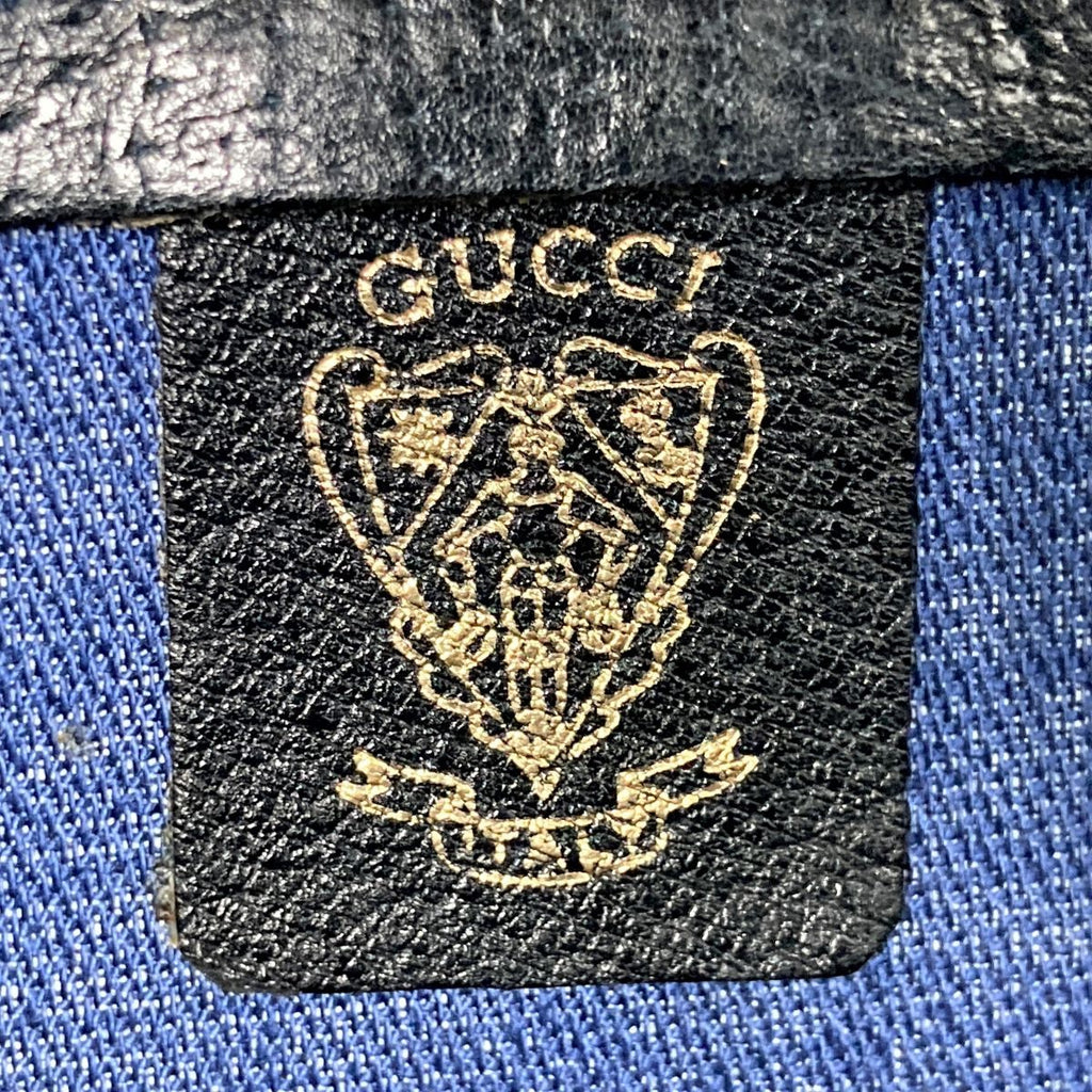 Gucci Boston bag/travel bag in GG Supreme navy PRE-OWNED