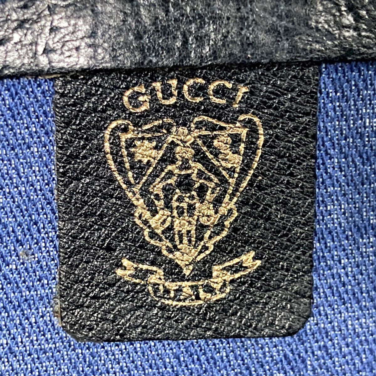 Gucci Boston bag/travel bag in GG Supreme navy PRE-OWNED