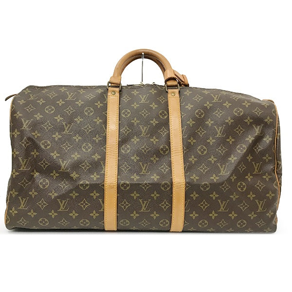 Louis Vuitton M41424/Keepall 55 Boston Bag in Brown Monogram Canvas (LV) PRE-OWNED