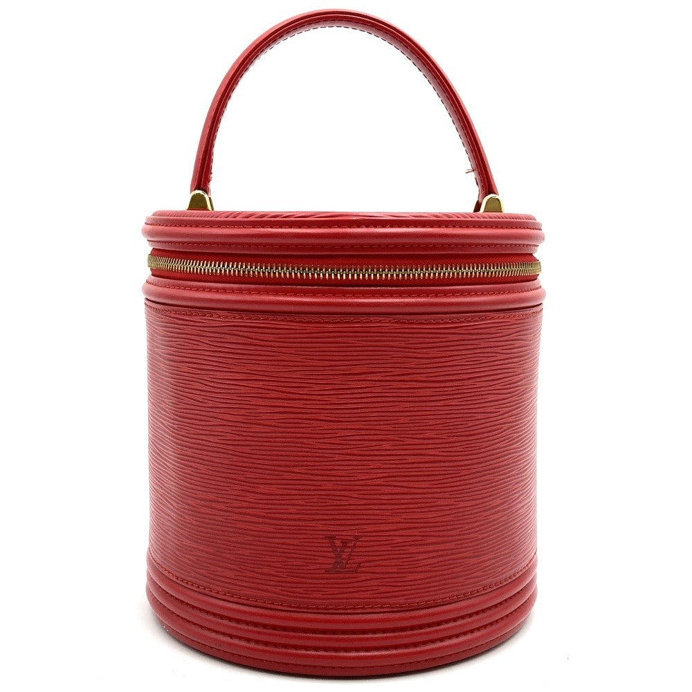 Louis Vuitton Cannes Vanity Bag, Makeup & Cosmetics Handbag, Epi Leather, Red, M48037 PRE-OWNED
