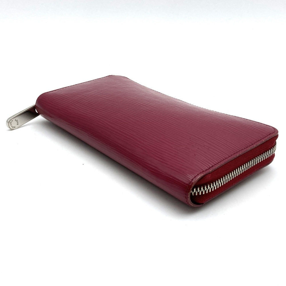 Louis Vuitton M60305 Zippy Wallet Long Wallet with Round Zipper, Fuchsia and Dark Pink Epi Leather PRE-OWNED