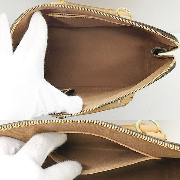 Louis Vuitton M51130/Alma (old) Monogram Handbag in Brown Monogram Canvas PRE-OWNED
