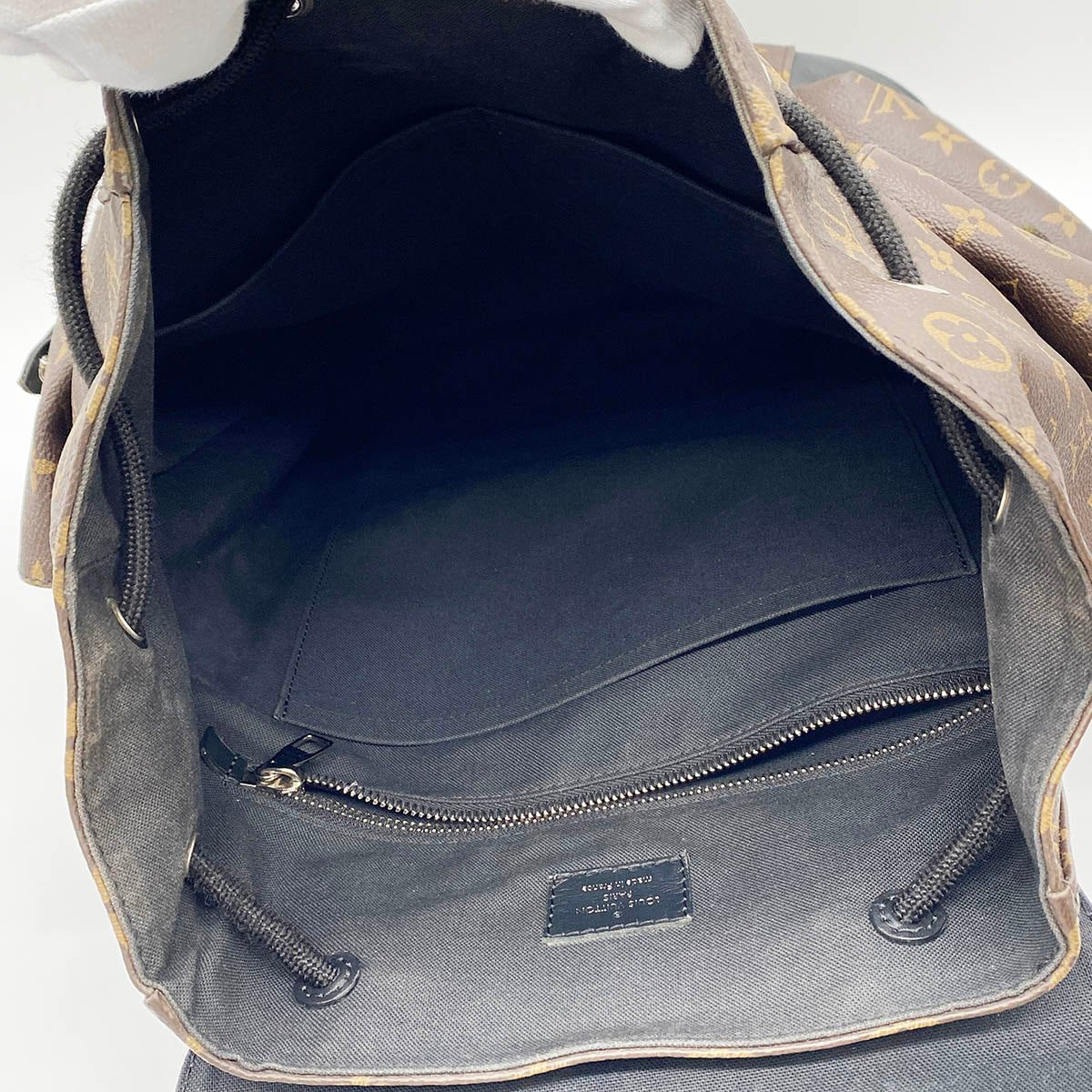 Louis Vuitton Christopher PM Backpack Monogram Macassar Brown/Black Pre-owned