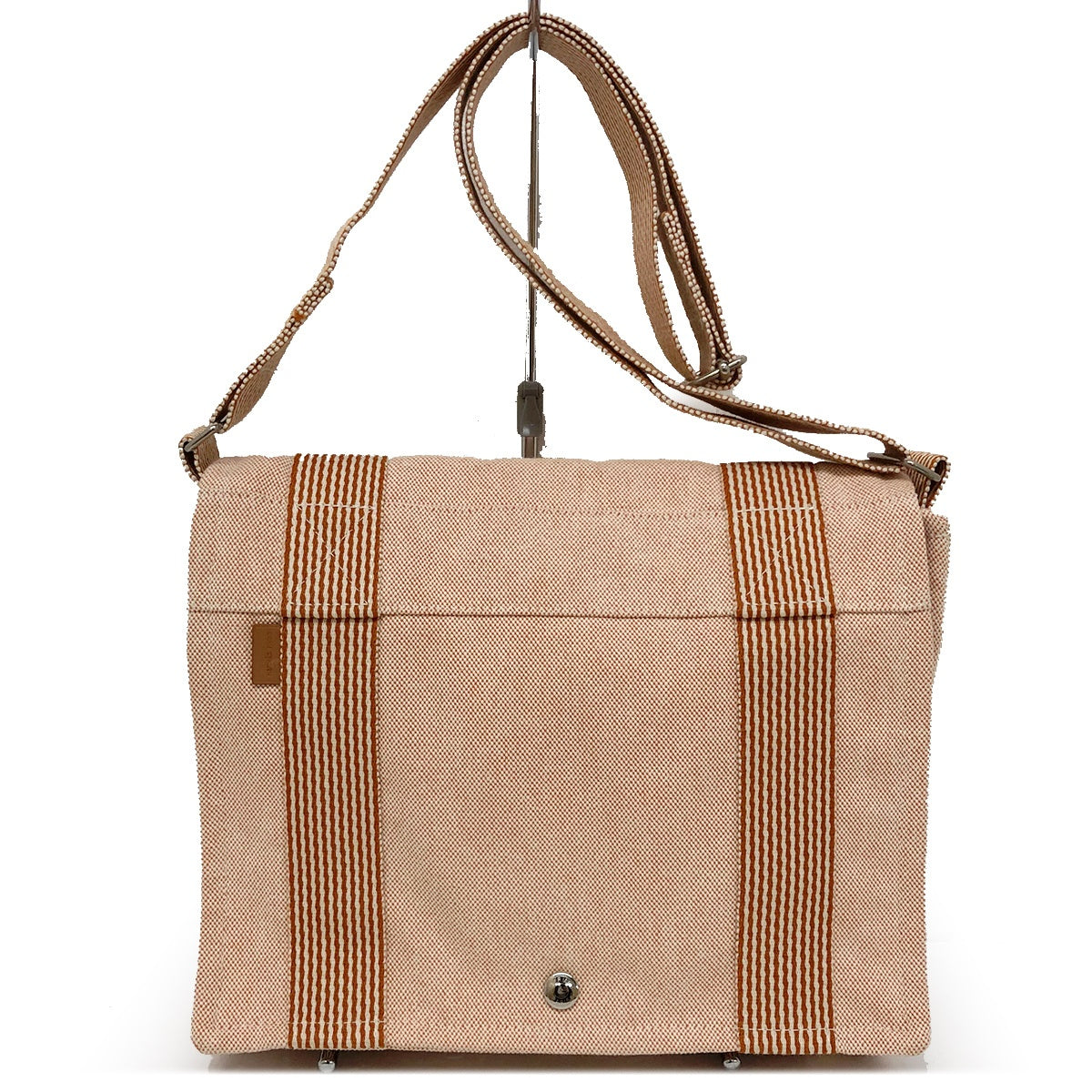 Hermès Fourre-Tout Bassus PM Crossbody Shoulder Bag Canvas Orange Pre-owned