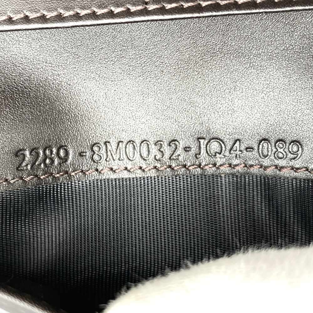 Fendi 8M0032 Zucchino Long Wallet Canvas Dark Brown Pre-owned