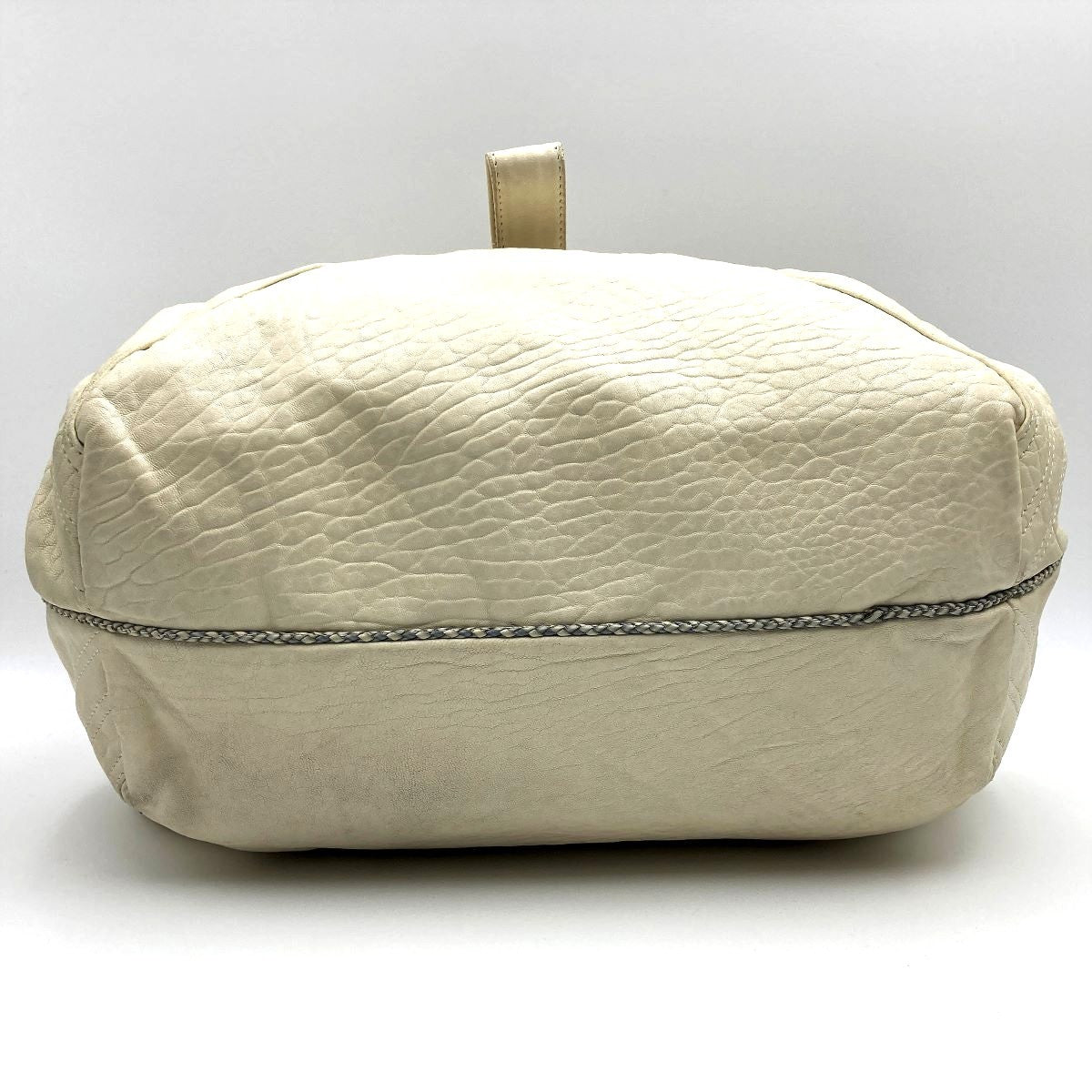 [CLEARANCE]Fendi 8BR511 Spy Bag Handbag in Beige, Ivory, and White PRE-OWNED