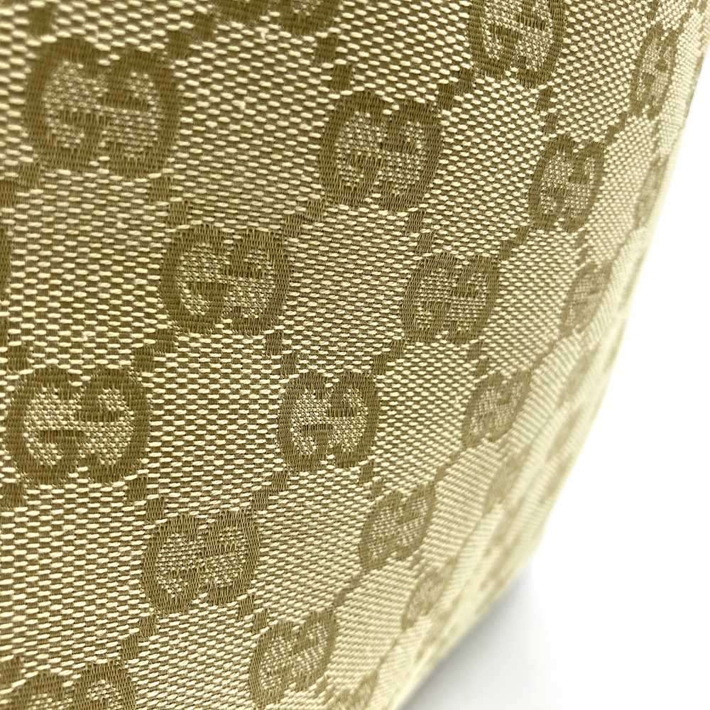 Gucci 90644 Shoulder Bag with Pouch, Beige GG Canvas with Gold Hardware PRE-OWNED