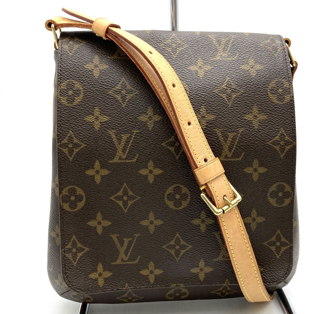 Louis Vuitton M51258 Musette Salsa Short  Shoulder Bag in Brown Monogram Canvas PRE-OWNED