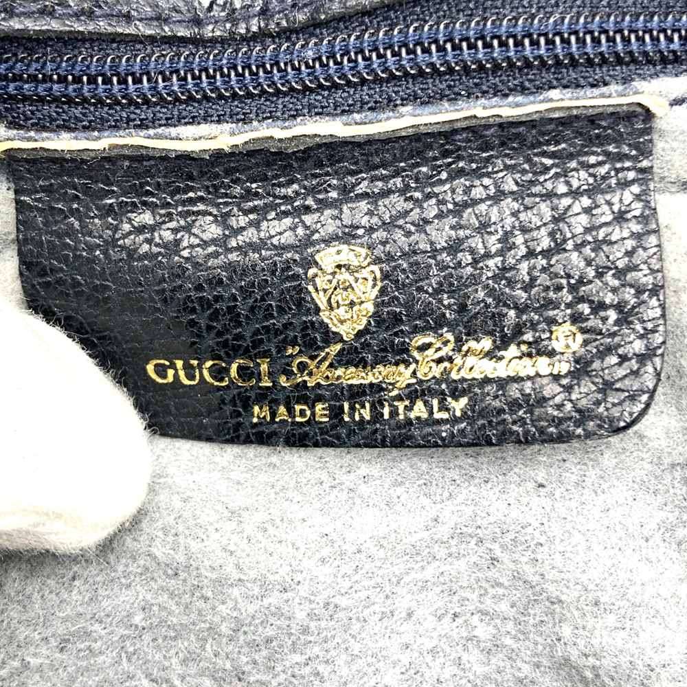 Gucci 904 02 025 GG Supreme Crossbody Shoulder Bag Canvas Navy Pre-owned