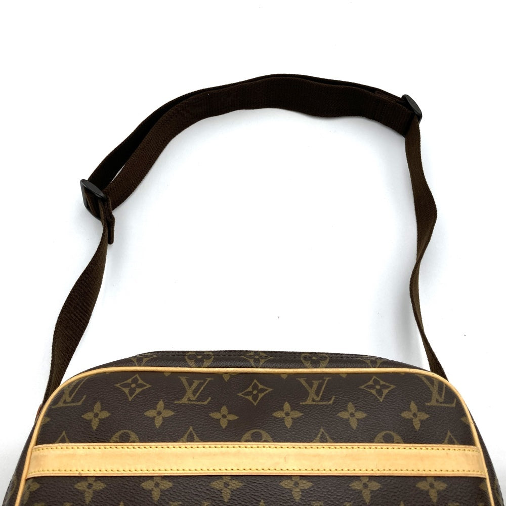 Louis Vuitton Reporter PM Shoulder Bag in Monogram Canvas and PVC in Brown, M45254 PRE-OWNED
