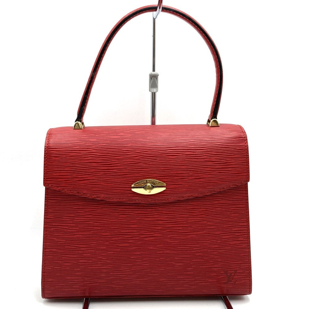 Louis Vuitton M52377 Malesherbes Handbag Epi Leather Red Pre-owned