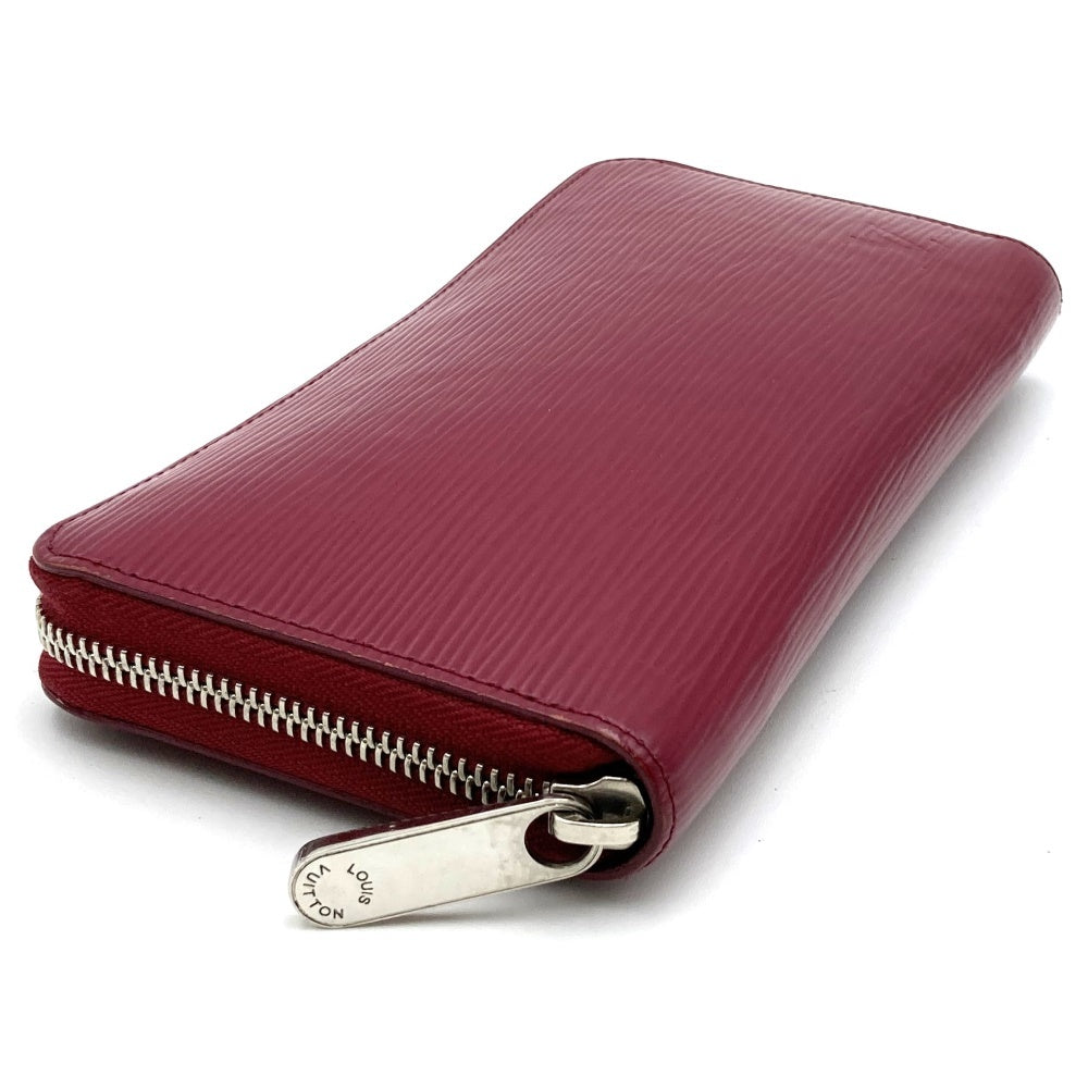 Louis Vuitton M60305 Zippy Wallet Long Wallet with Round Zipper, Fuchsia and Dark Pink Epi Leather PRE-OWNED