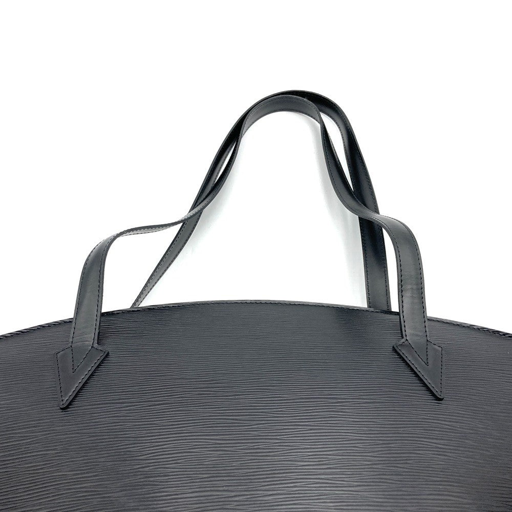 Louis Vuitton M52262 Saint Jacques Shoulder Bag Epi Leather Black Pre-owned