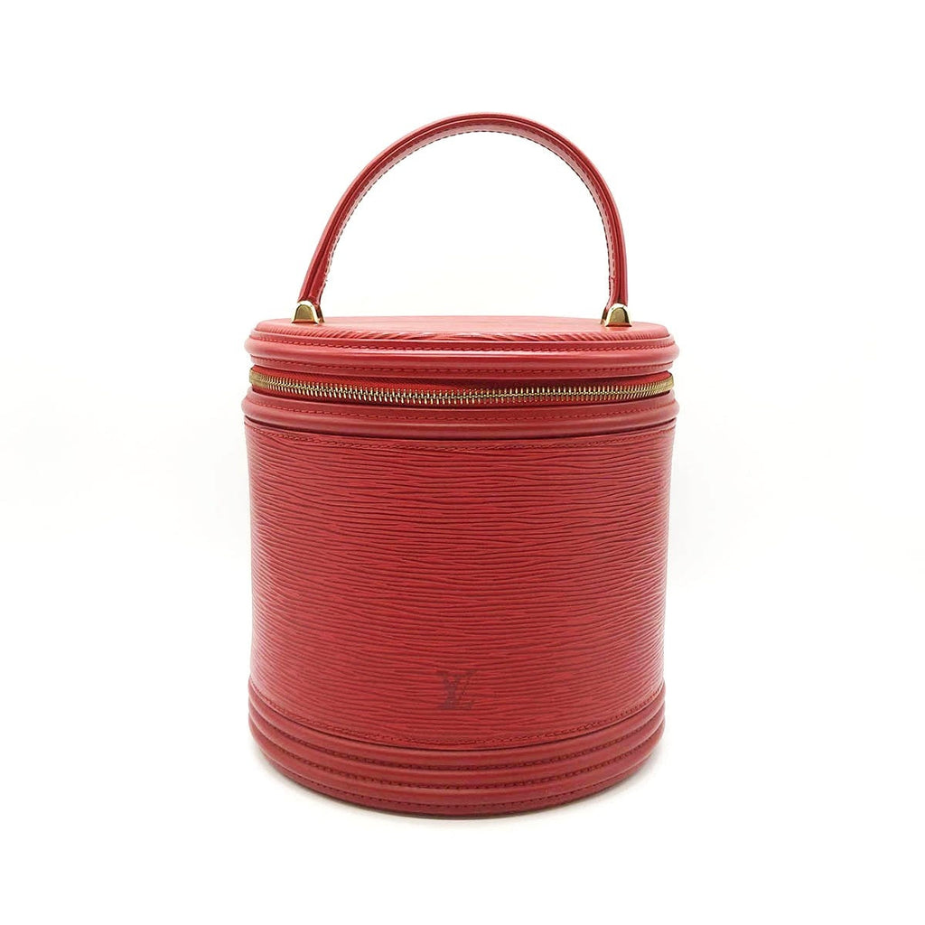 Louis Vuitton M48037 Cannes Epi Vanity Bag in Castilian Red PRE-OWNED