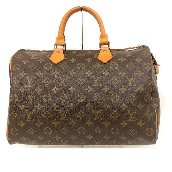 Louis Vuitton M41524 Speedy 35 Monogram Mini Boston Bag, Brown PRE-OWNED