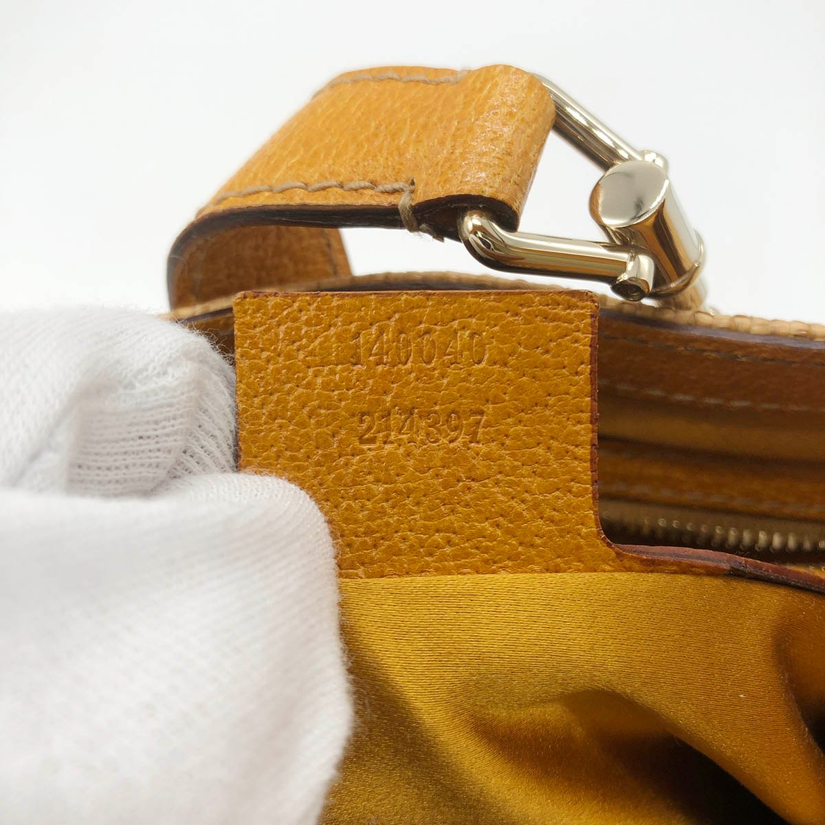 [CLEARANCE]Gucci 140040 New Jackie One-Shoulder Bag, Embroidered Straw Leather, Yellow, Beige, Orange PRE-OWNED