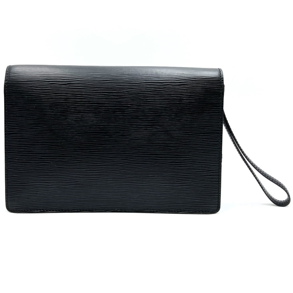Louis Vuitton M52612 Pochette Serie Dragonne Second Bag/Clutch Bag Epi Leather Black Pre-owned