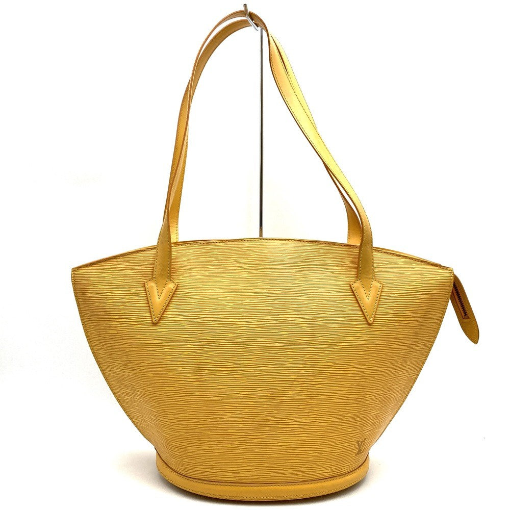 Louis Vuitton M52279 Saint Jacques Large Shoulder Bag Epi Leather Yellow Pre-owned