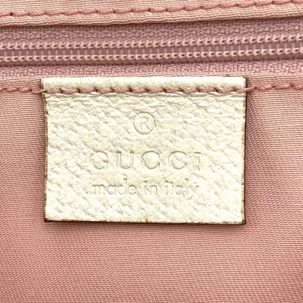 Gucci 145810 Sherry Line Tote Bag GG Canvas Pink Pre-owned