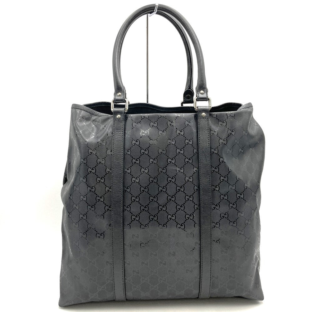 Gucci 223668 Large Tote Bag GG Imprime Black Pre-owned