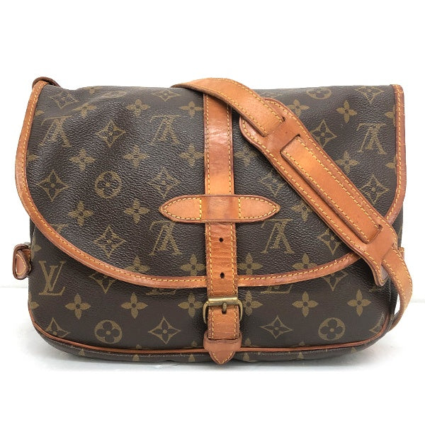 Louis Vuitton M42256 Saumur 30 Shoulder Bag Monogram Brown Pre-owned