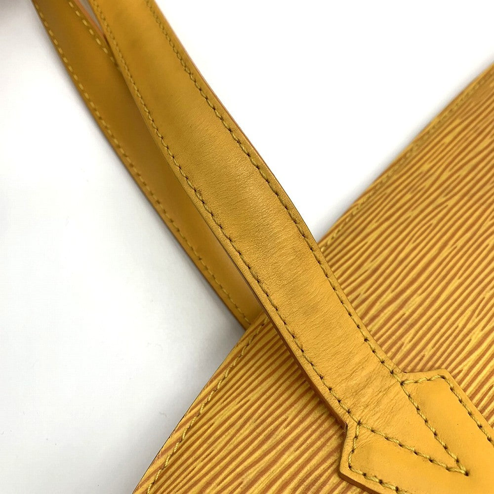 Louis Vuitton M52279 Saint Jacques Large Shoulder Bag Epi Leather Yellow Pre-owned