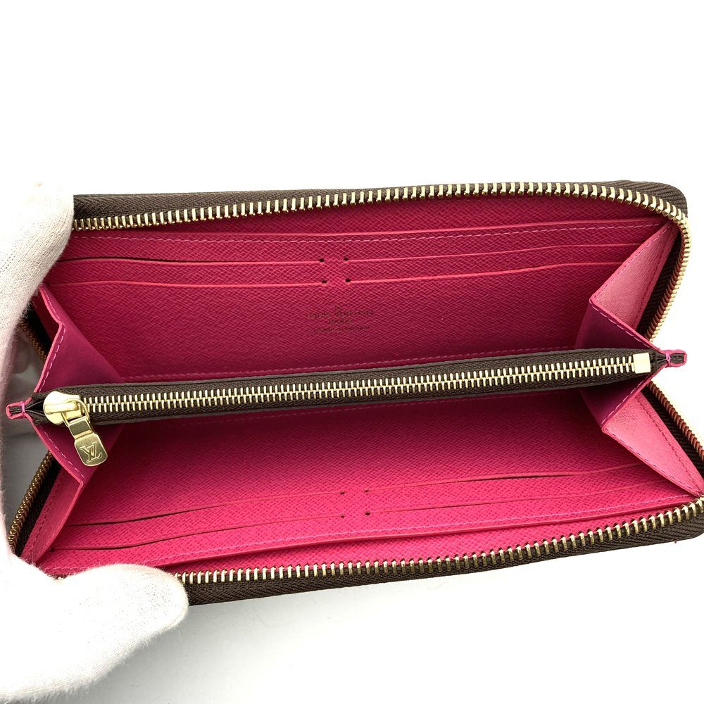 Louis Vuitton M60742 Portefeuille Clemence Long Wallet Monogram Canvas Brown Pre-owned