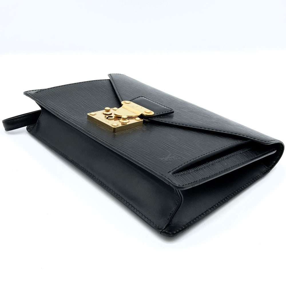 Louis Vuitton M52612 Pochette Serie Dragonne Second Bag/Clutch Bag Epi Leather Black Pre-owned