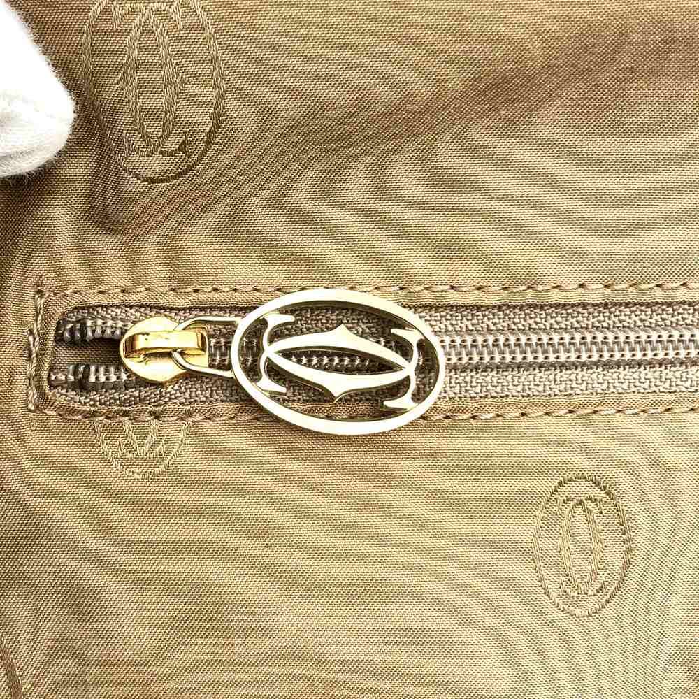 Cartier Marcello 2-Way Tote Bag/Shoulder Bag Leather White Pre-owned
