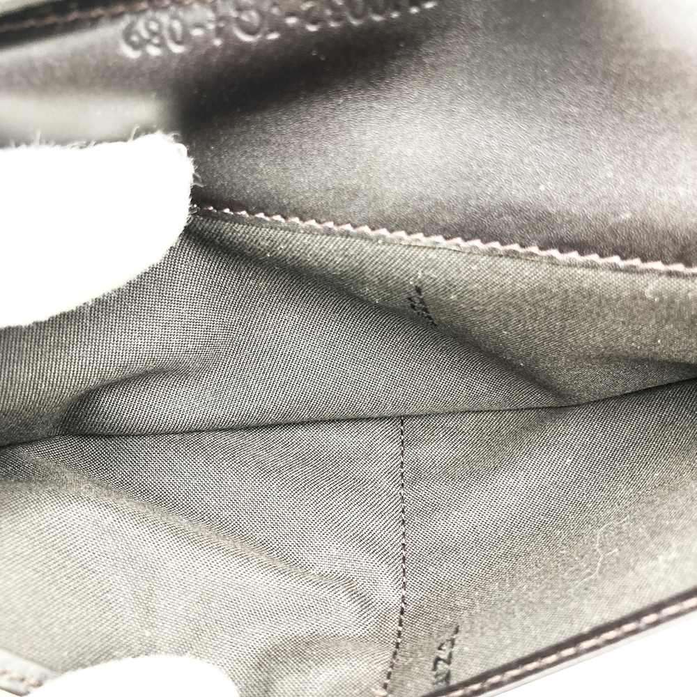 Fendi 8M0032 Zucchino Long Wallet Canvas Dark Brown Pre-owned