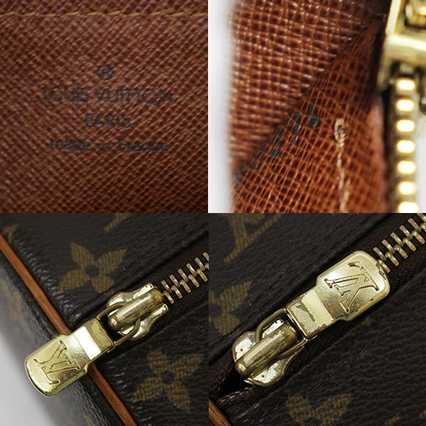 Louis Vuitton M51385/Papillon 30 Handbag Brown Monogram Canvas LV PRE-OWNED