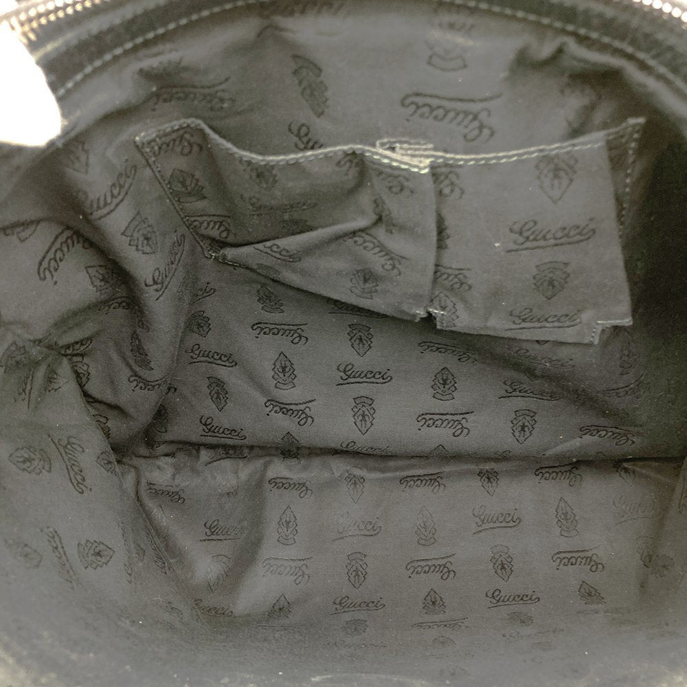 Gucci 223668 Large Tote Bag GG Imprime Black Pre-owned