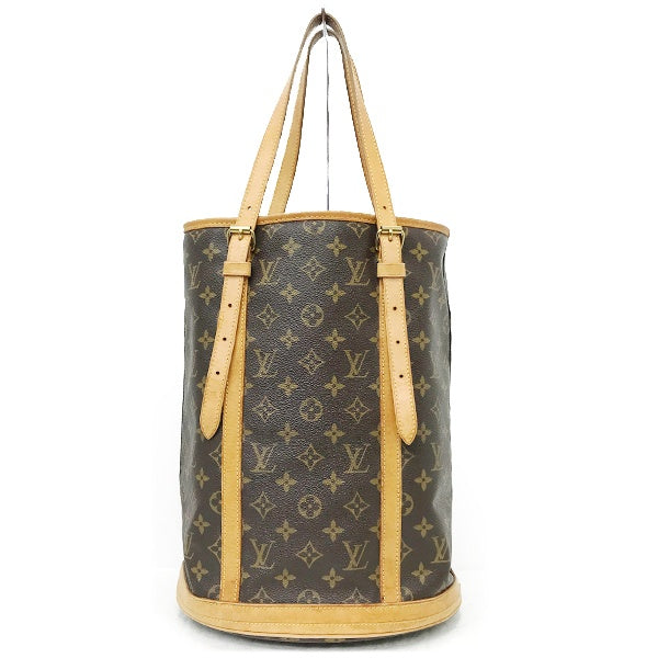 Louis Vuitton M42236 Bucket GM Shoulder Bag Monogram Canvas Brown Pre-owned