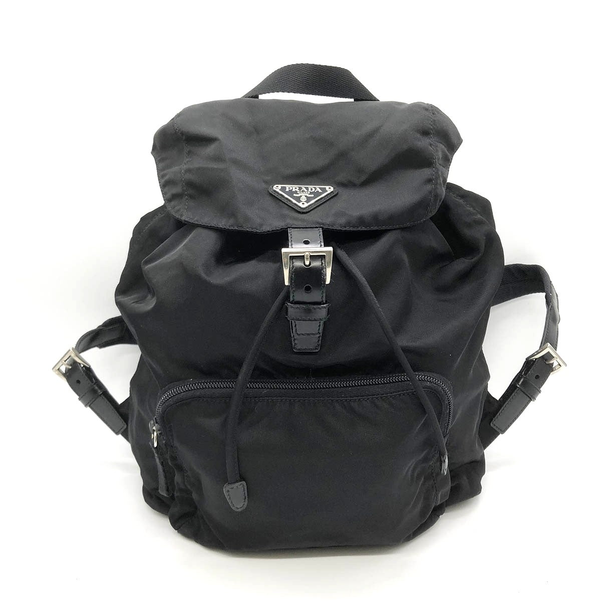 Prada Backpack Nylon Black Pre-owned