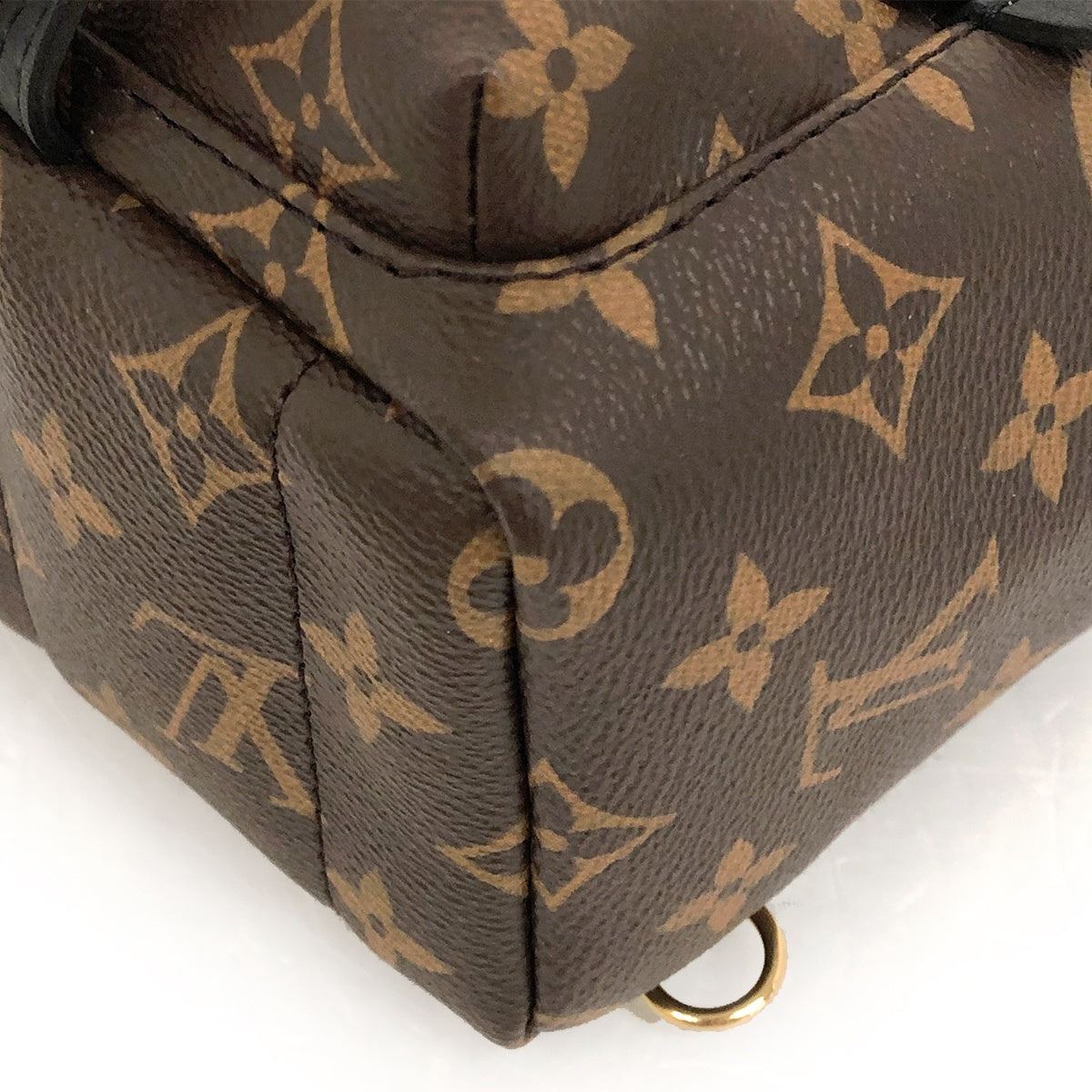Louis Vuitton M44873 Palm Springs Mini Backpack/Daypack in Monogram Canvas/Leather, Brown, Unisex PRE-OWNED