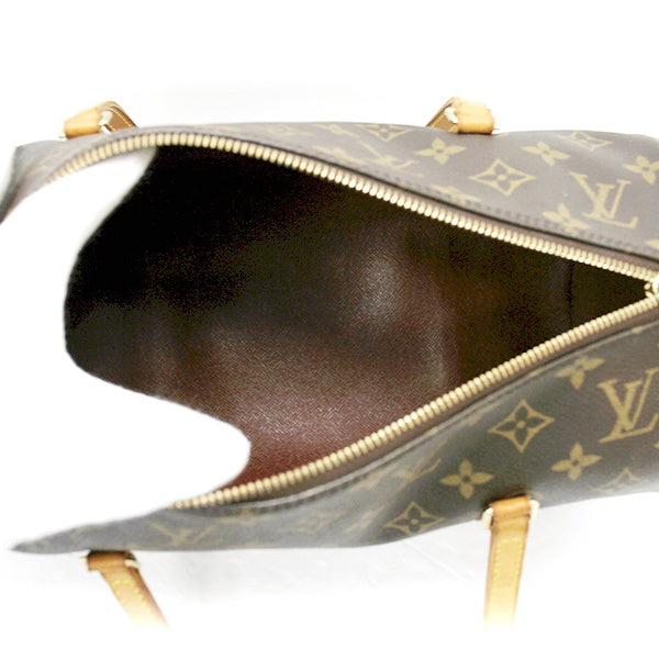 Louis Vuitton M51385/Papillon 30 Handbag Brown Monogram Canvas LV PRE-OWNED