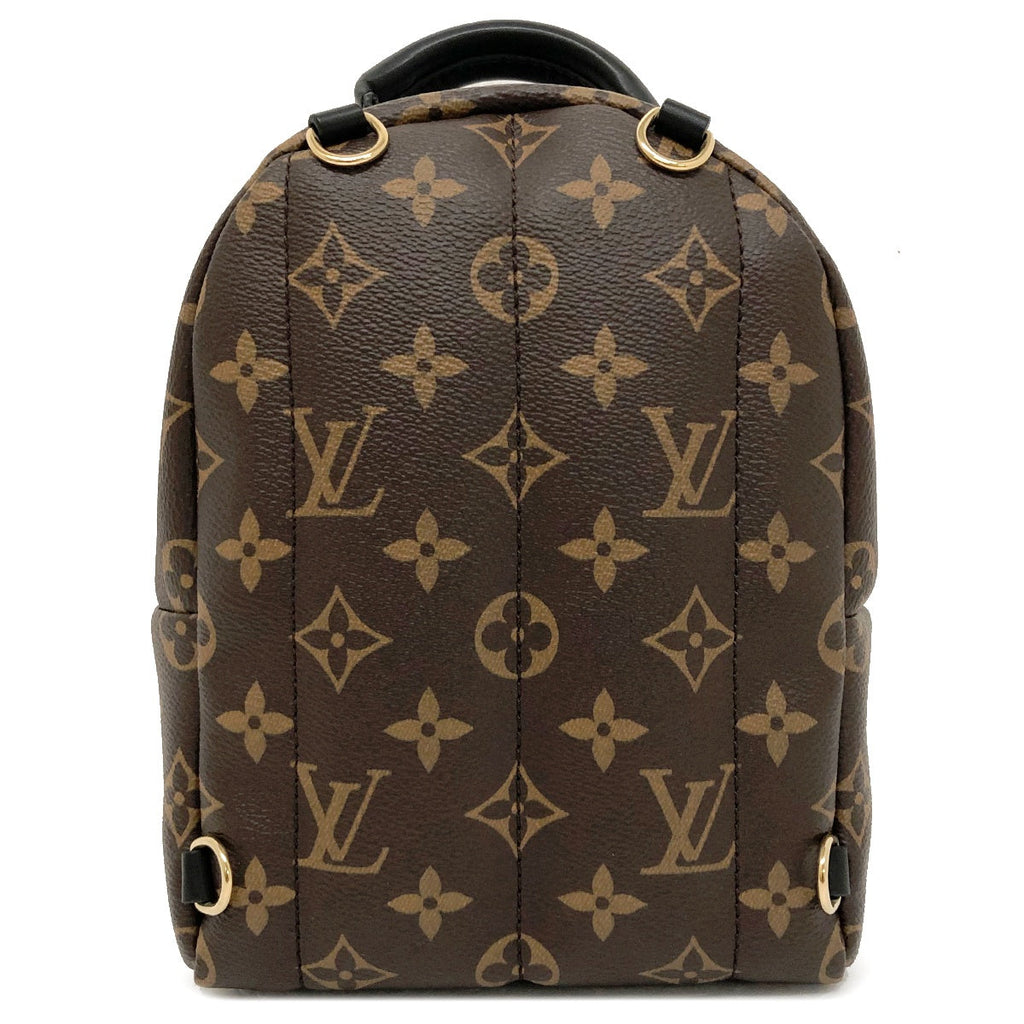 Louis Vuitton M44873 Palm Springs Mini Backpack/Daypack in Monogram Canvas/Leather, Brown, Unisex PRE-OWNED