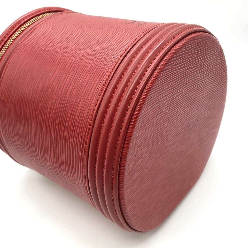 Louis Vuitton M48037 Cannes Epi Vanity Bag in Castilian Red PRE-OWNED
