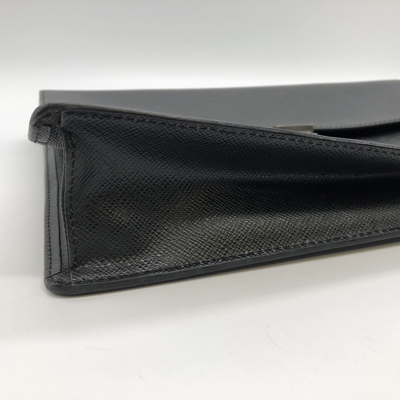 LOUIS VUITTON M30772 Porte Documents Angara Taiga Business Bag Handbag Briefcase Leather Ardoise Men's PRE-OWNED
