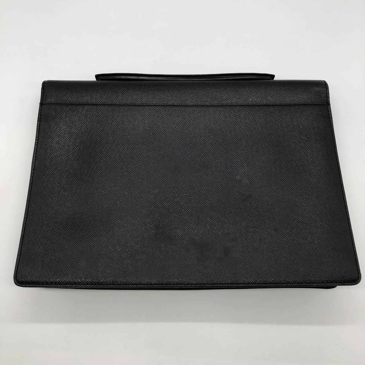 LOUIS VUITTON M30772 Porte Documents Angara Taiga Business Bag Handbag Briefcase Leather Ardoise Men's PRE-OWNED
