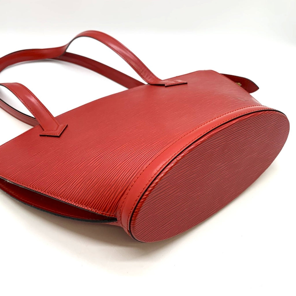 Louis Vuitton M52337 Saint Jacques PM Shoulder Bag Epi Leather Red Pre-owned