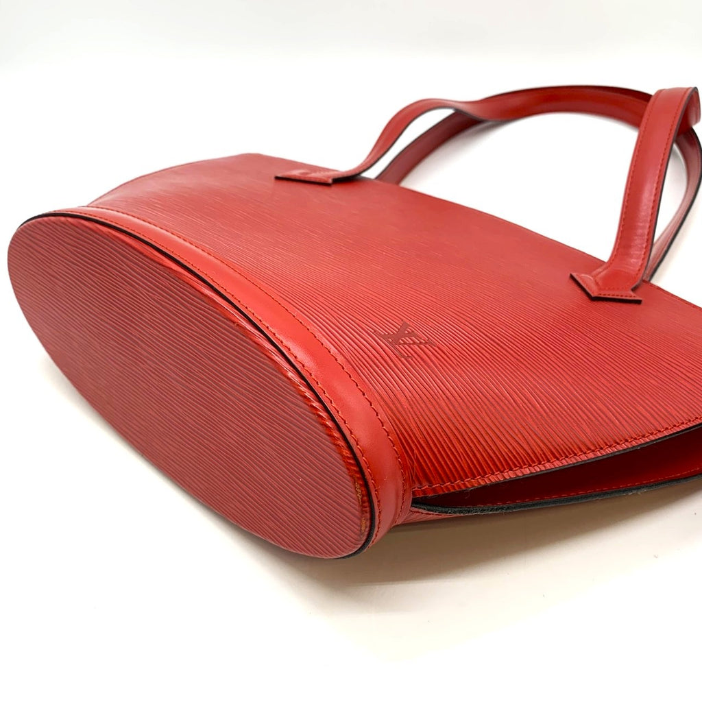 Louis Vuitton M52337 Saint Jacques PM Shoulder Bag Epi Leather Red Pre-owned
