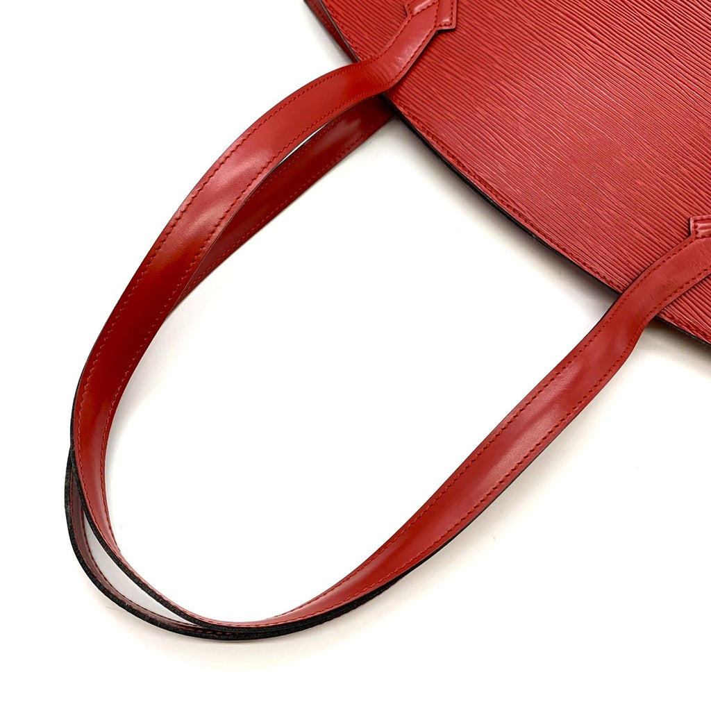 Louis Vuitton M52337 Saint Jacques PM Shoulder Bag Epi Leather Red Pre-owned